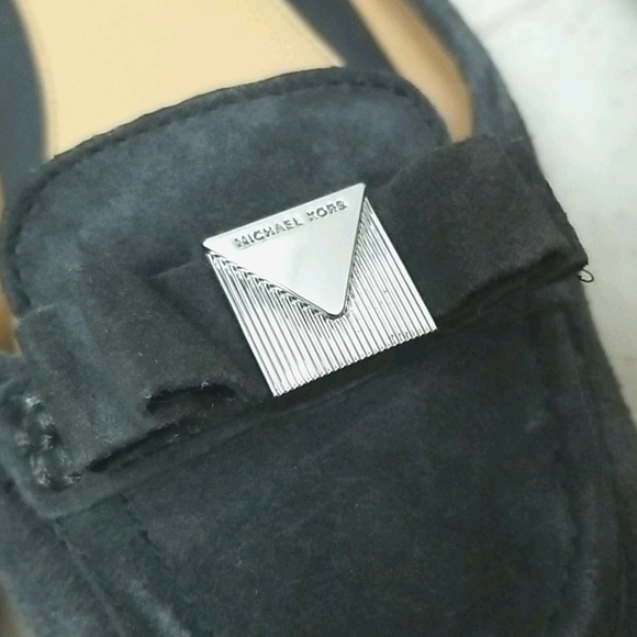 MICHAEL KORS suede loafers MK ballet flats grey - Picture 2 of 11